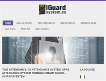 Tablet Screenshot of iguardsystem.eu